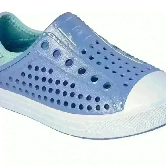 Skechers Foamies Guzman Steps Blue Slip On Sneaker youth size 5 - Picture 2 of 5